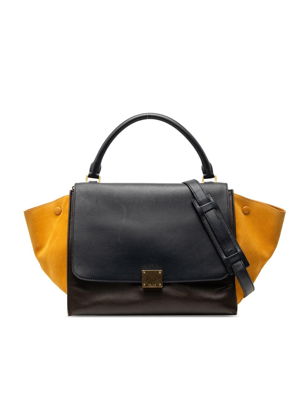 Celine Tricolor Trapeze Bag Leather #327167C69B